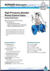 High-Pressure-Booster-Pump-840–Control-Valve