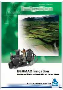 Bermad 200 SE Irrigation Series Valves