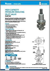 Bermad 2HC – Pressure Reducing Pilot