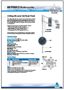 Bermad 66 – Bi-Level Vertical Float