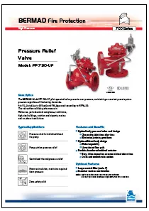 Bermad FP730 Pressure-Relief Valve