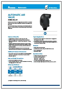 Bermad WW-A30 Automatic PN16 Air Release Valve