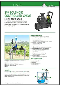 Irrigation IR-210-3W-X 3 way Solenoid valve Brochure
