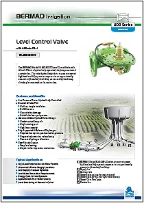 Bermad IR-450-80-XZ Level Control Valve