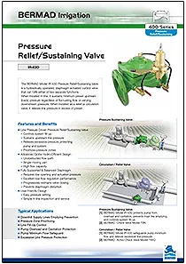 Bermad Pressure Relief/Sustaining Valve IR-430