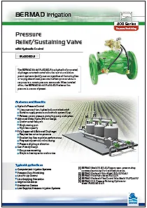 Bermad IR-430-50-R Pressure Relief/Sustaining Valve