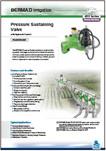 Bermad IR-430-50-KXZ Pressure Sustaining Valve