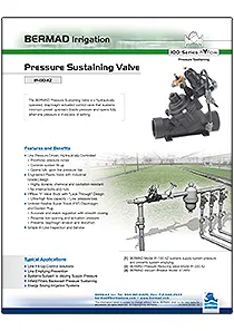 Pressure Sustaining valve IR-130-XZ