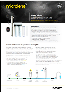 Davey KUV57A Microlene UV System Brochure