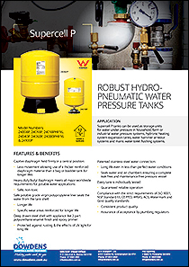 Davey 24018P Supercell Pressure Tanks Brochure