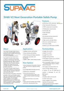SV60-V Portable Slurry Pump